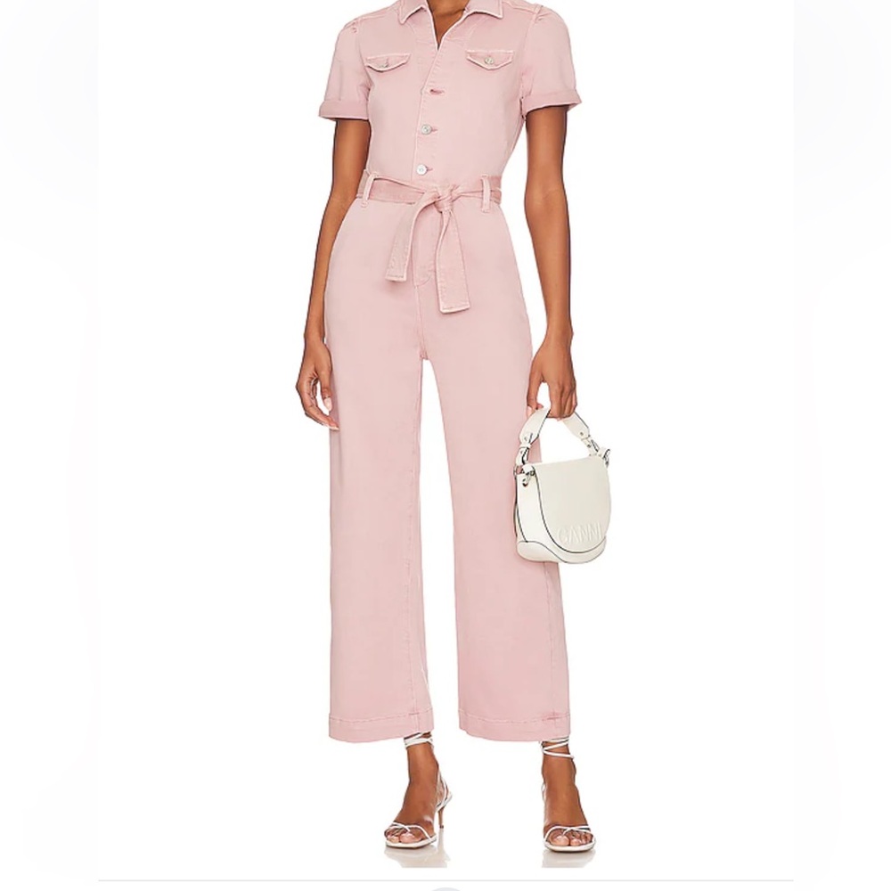 Paige Anessa Jumpsuit Vintage Rouge